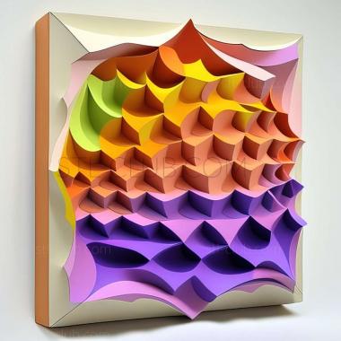 3D мадэль Живопись цветового поля (STL)
